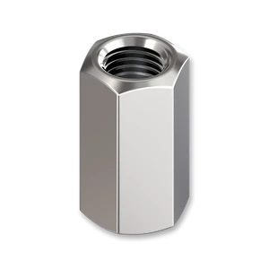 Matice spojovací/prodlužovací M5x15 ZB DIN 6334, 6 - slide 0