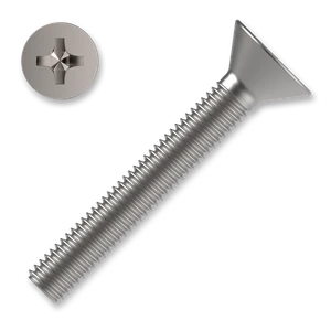 Šroub se zápust.hlavou s drážkou phillips M8x20 ZB DIN 965 4.8 - slide 0