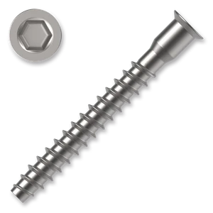 Vrut nábytkový - konfirmát 5,0x50 ZHH IMBUS ZB závit částečný - slide 0