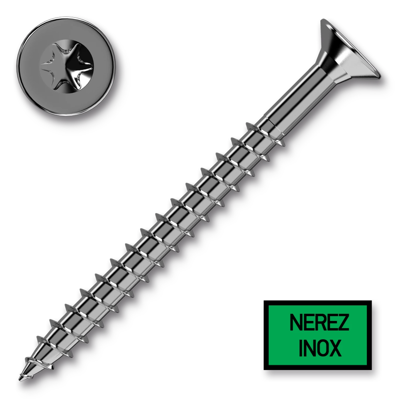 Vrut univerzální 3,5x50 ZHH TX10 NEREZ A2 závit částečný 50/30 - slide 0