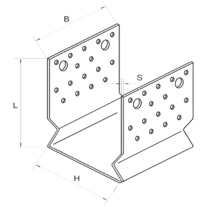Kotevní prvek Typ U 60x60x4,0 s prolisem - slide 2