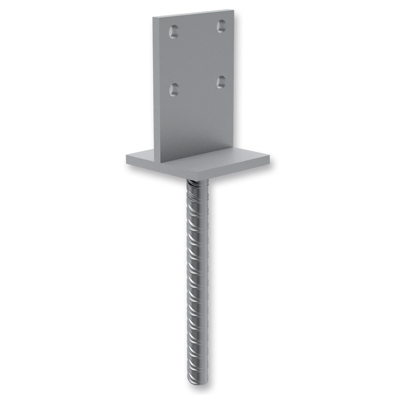 Patka kotevní do betonu Typ T 90x90x4,0 - slide 0