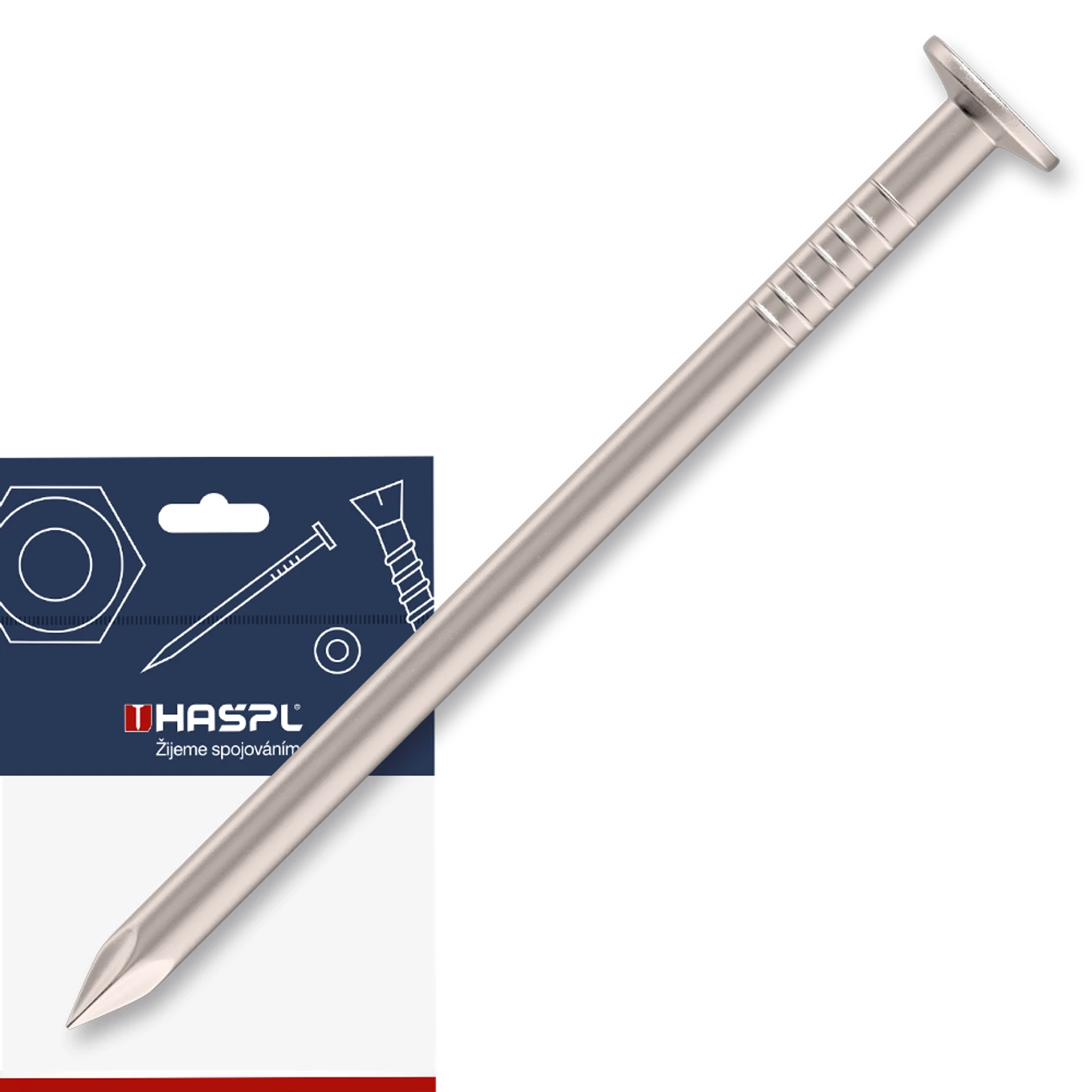 Stavební hřebíky 1,2 x 16 mm zinek sáček-100 ks - slide 0