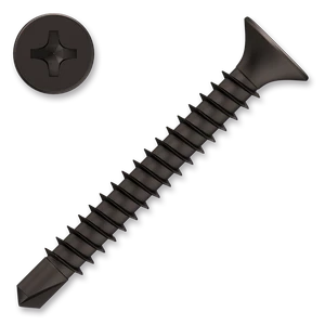 Wkręt samowiercace gips-karton 3,5x50, glowa do metalu stozkowa fosfat - slide 0
