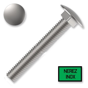 Šroub vratový M10x160 nerez A2-70 DIN603 - slide 0