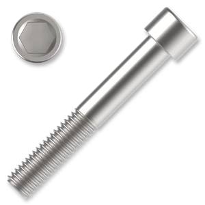 Zylinderschraube mit Innensechskant M6x90, Kl.8.8, weiss verzinkt, DIN 912 - slide 0
