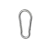 Carabiner hooks and wire rope clips
