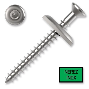 Šroub klempířský DIN 7995 s EPDM podložkou 4,5 x 40 mm, TX20, nerez A2 - slide 0