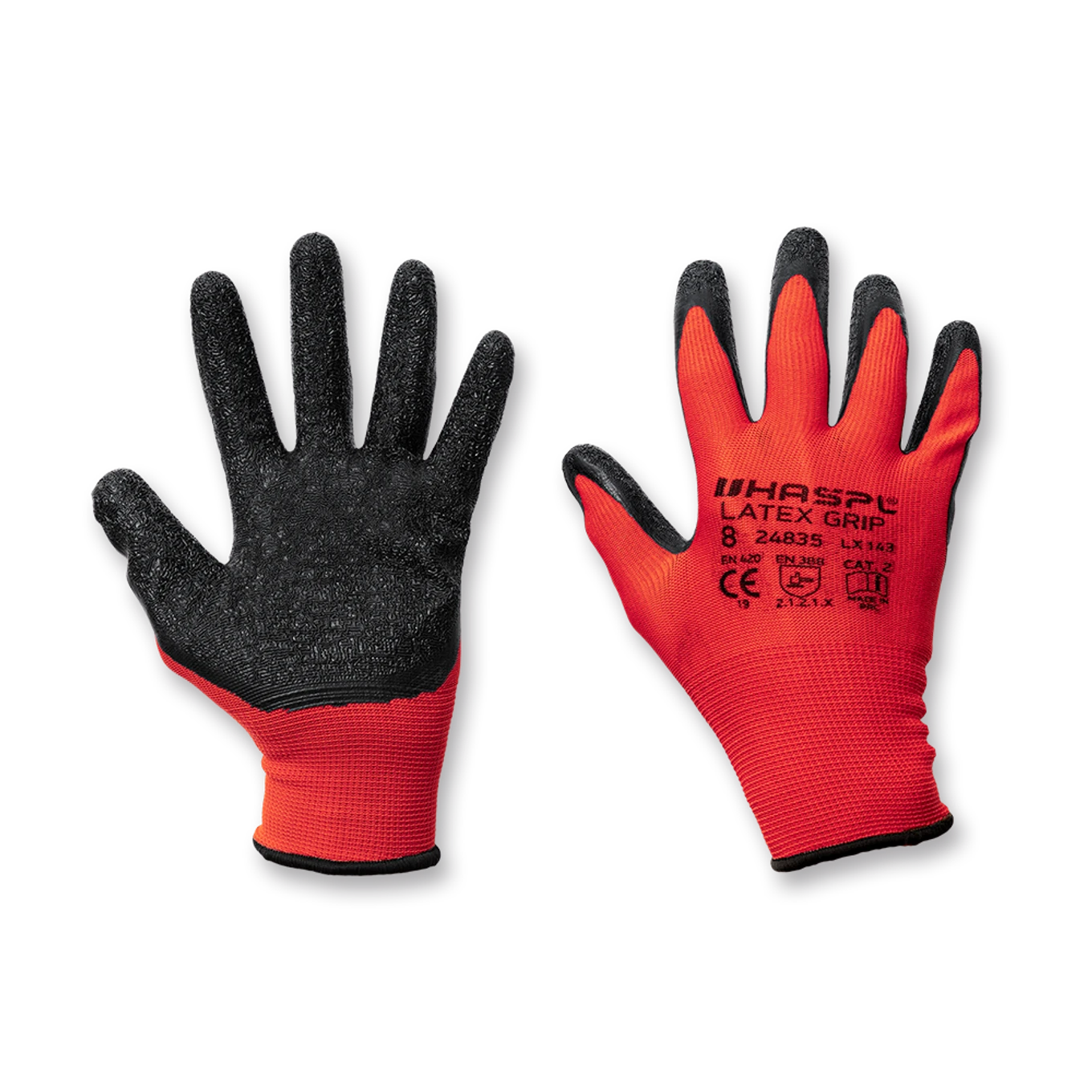 Rukavice pracovní LATEX GRIP vel.8 - slide 0