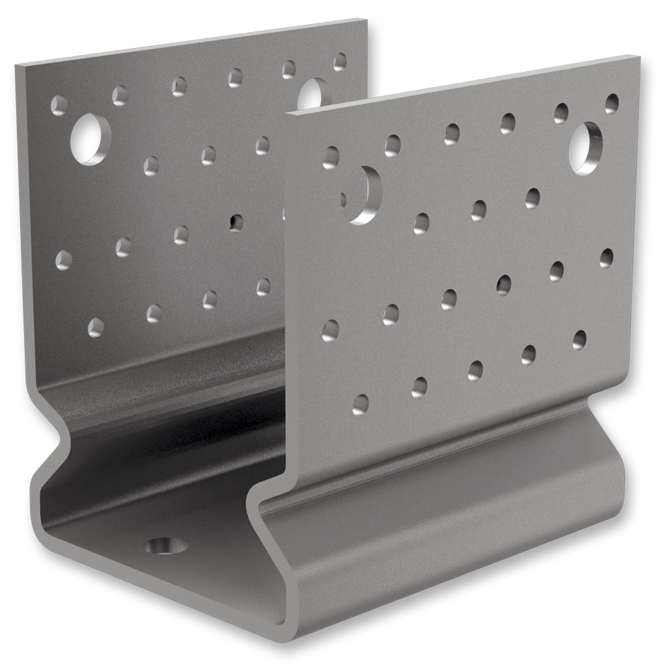 Kotevní prvek Typ U 60x60x4,0 s prolisem - slide 0