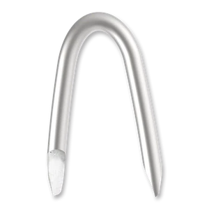 Skoby U na dřevěné sloupky 3,1 x 31 mm zinkované - 1 kg - slide 0