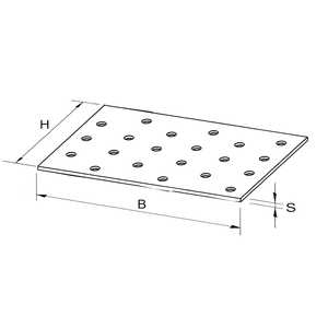 Děrovaná styčníková deska 80x80x2,0 - slide 2