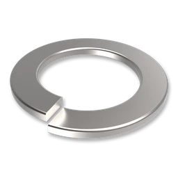 Federringe M22, weiss verzinkt, DIN 127B