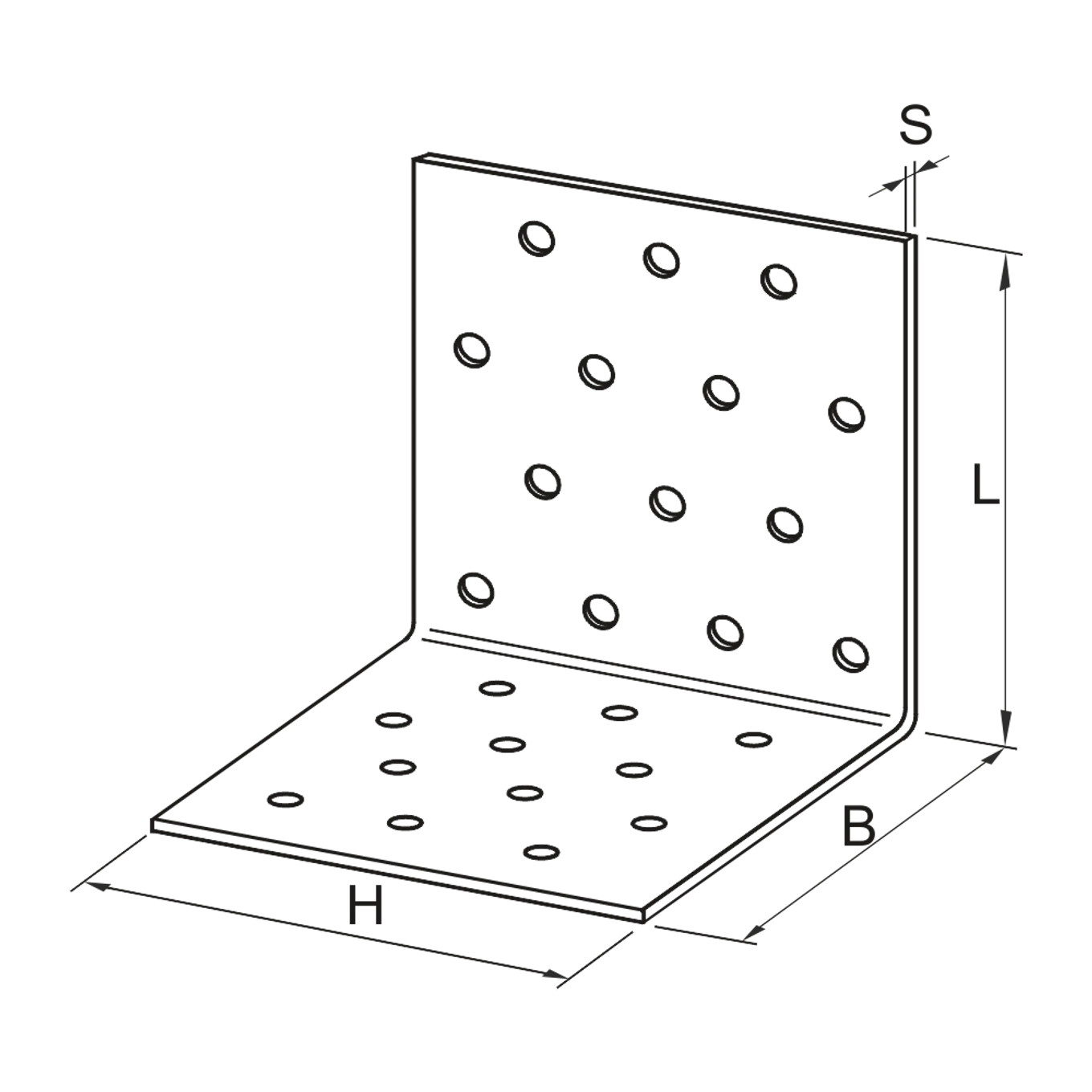 Úhelník 90° Typ1 80x80x80x2,0 - slide 2