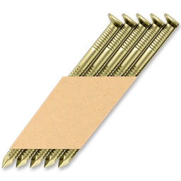 Hř. pásk. v papíru 34° 2,8 x 75 D-hlava konvex zinkované