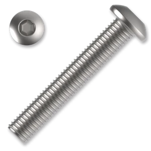 Šroub s půlkulatou hlavou, imbus M3x6 ZB ISO 7380-1 10.9 - slide 0