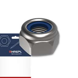 Matice samojistící nízká M12 ZB DIN 985, 8 sáček-10ks