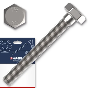 Šroub 6hr.hlava M6x50 ZB závit celý DIN 933 8.8. sáček-10ks - slide 0