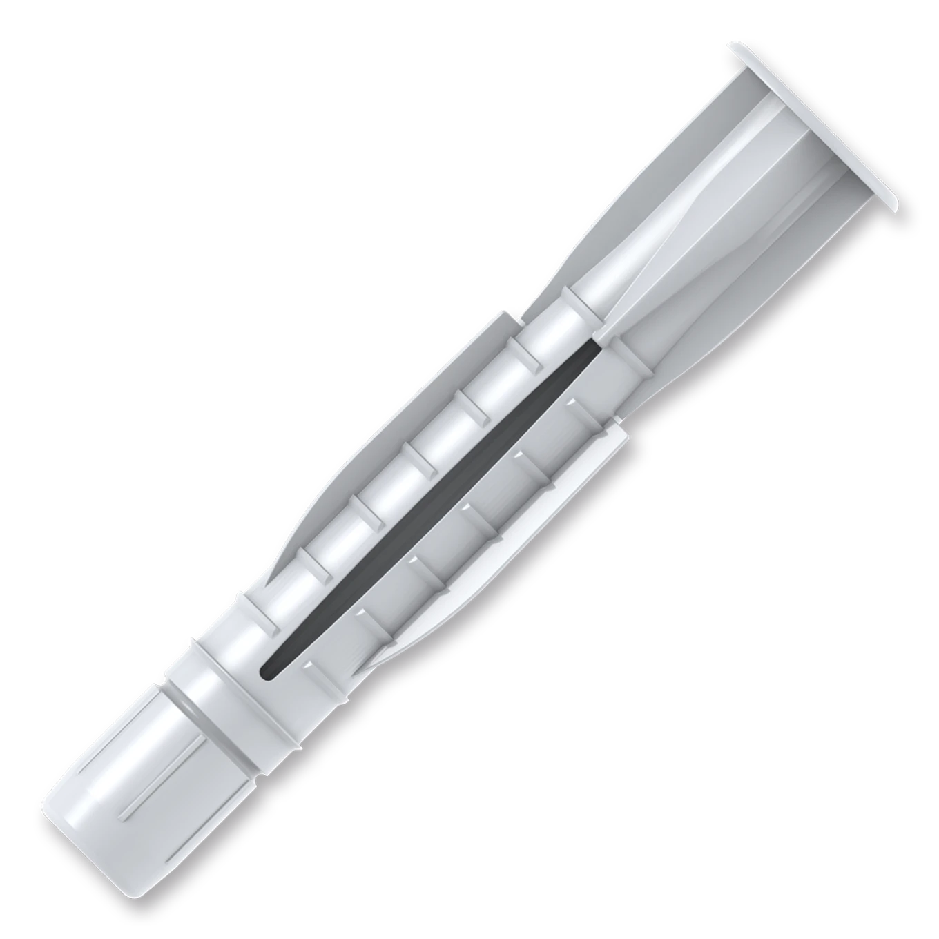 Hmoždinka uzlovací s lemem UHL 8x51mm, polyethylen - slide 0