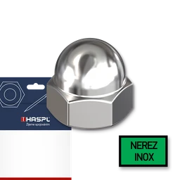 Matice uzavřená M10 A2 nerez DIN 1587 sáček-10ks