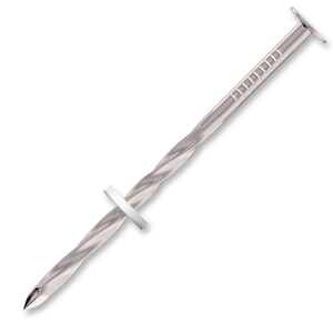 Schraubnägel "BANKS" 3,1 x 55 mm, Aluminium mit PVC - slide 0