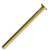 Konvexní hřebíky 2,1/2,3 x 38 mm válc.pod hlavou 10, bez špičky, 13µ žlutý zinek