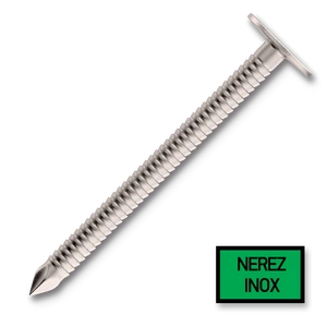 Konvexní hřebíky (Roofing nails) 3,1/3,3 x 32 mm válc. pod hlavou 3, nerez AISI 304, BALD - slide 0