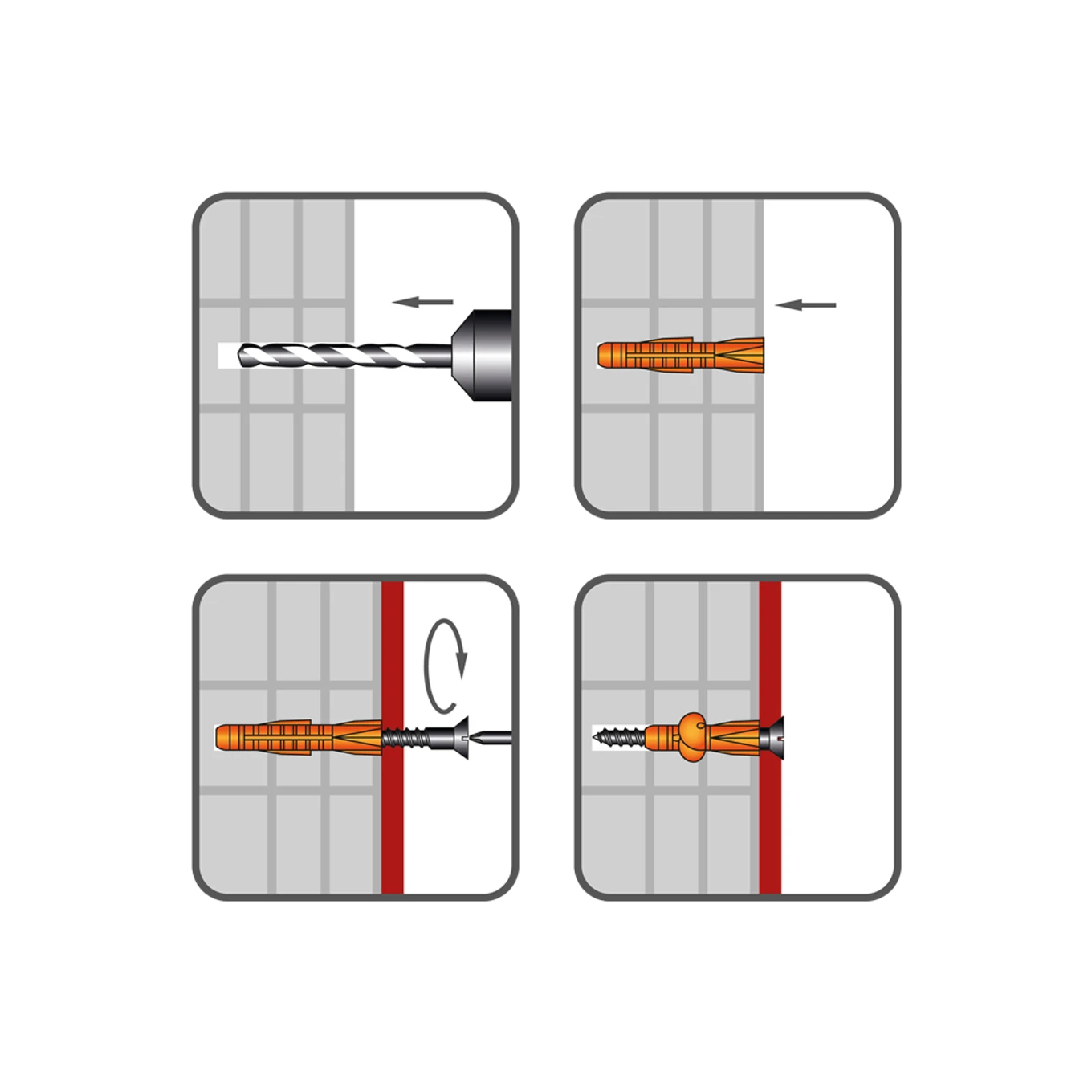 Hmoždinka uzlovací UH 6x37mm, polyethylen - slide 1