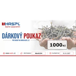 Dárkový poukaz 1000 Kč