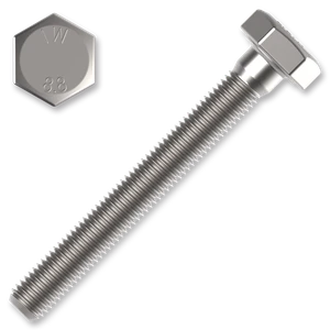 Sechskantschraube M24x140, Kl.8.8, weiss verzinkt, DIN 933 - slide 0