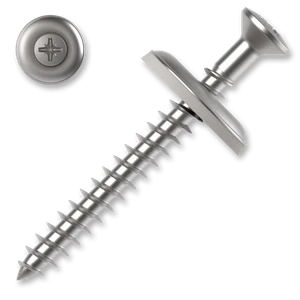 Šroub klempířský DIN 7995 s EPDM podložkou 4,5 x 20 mm, PZ, nerez A2 - slide 0