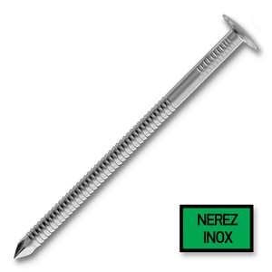 Konvexní hřebíky 2,8/3,0 x 65 mm válc.pod hlavou 20, čočk.hlava, nerez AISI 304 - slide 0