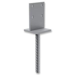 Patka kotevní do betonu Typ T 70x70x4,0 - slide 0