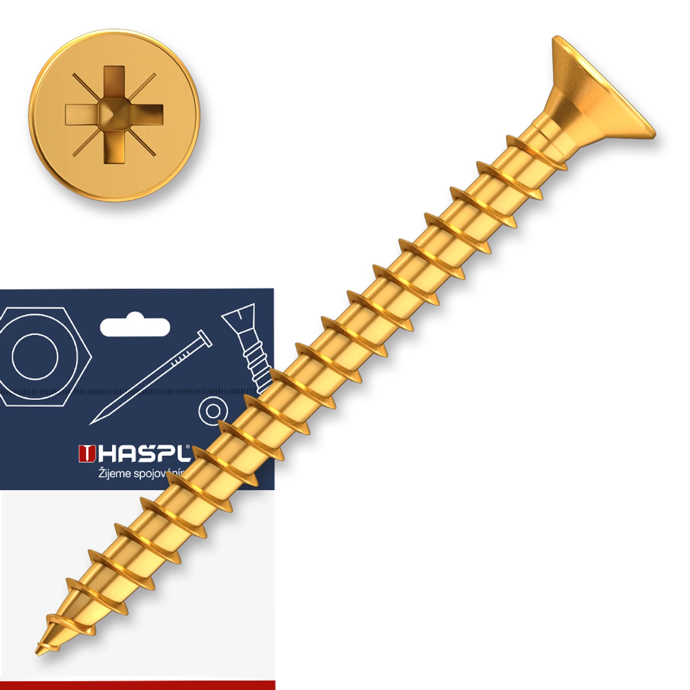 Vrut univerzální 3,0x40 ZHH PZ1 ZZ závit celý sáček-50ks - slide 0