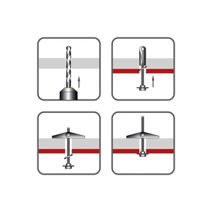 Hmoždinka sklopná dutinová HSD-C M5 + háček ZB - slide 1