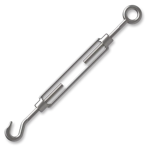 Napínák M24, DIN 1480, oko hák, ZB - slide 0