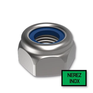 Matice samojistící nízká M10 A2 nerez DIN 985 - slide 0