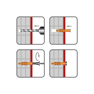 Hmoždinka rámová RM 10x100mm, nylon - slide 1