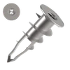 Gipskartondübel 10x35, Aluminium
