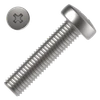 Linsenkopfschraube Phillips-Kreuzschlitz M8x45, Kl.4.8, weiss verzinkt, DIN 7985