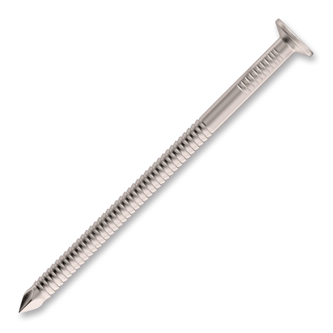 Konvexní hřebíky 2,5/2,7 x 57 mm válc.pod hlavou 10, 5µ modrý zinek - slide 0
