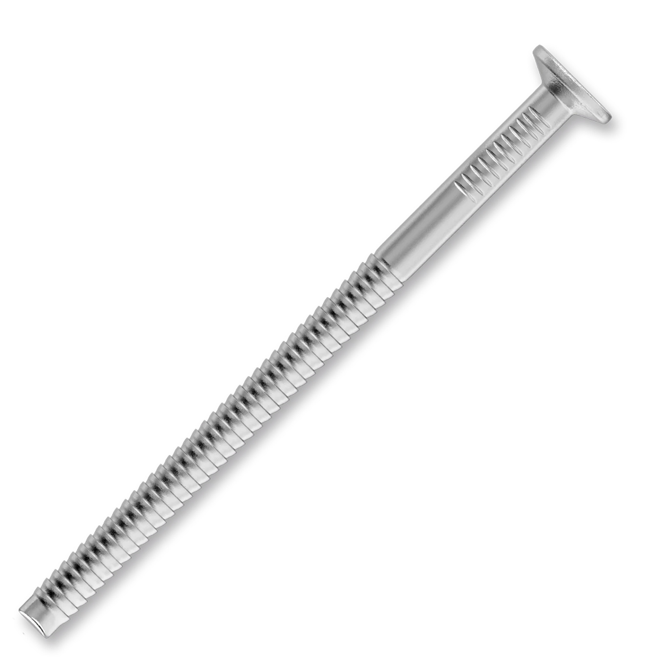 Konvexní hřebíky 2,1/2,3 x 30 mm válc.pod hlavou 10, bez špičky, žárový zinek - slide 0