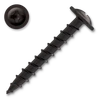 Schnellbauschraube 4,2x55, Flachrundkopf, schwarz Phosphat, Grobgewinde