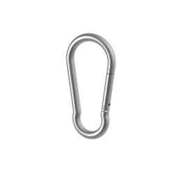 Feuerwehrkarabiner 4x40, DIN 5299 Form C, verzinkt