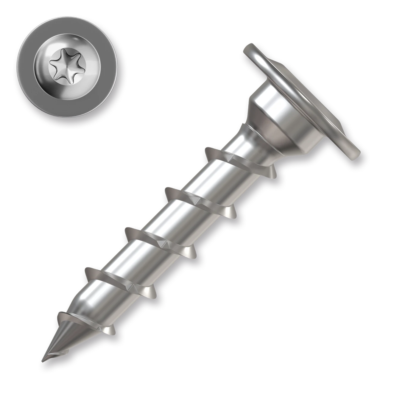 Vrut pro tesařské kování 8,0x40 THH TX40 ZB závit celý - slide 0