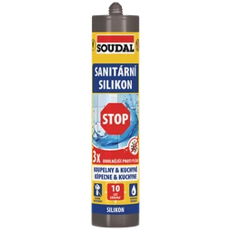 Soudal Sanitární silikon STOP bílý - 280ml