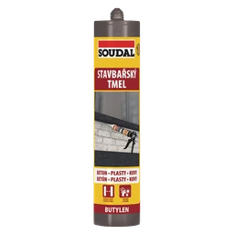 Soudal Stavbařský tmel šedý 280 ml