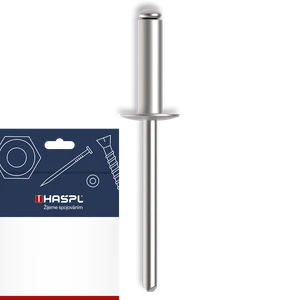 Nýt trhací AlSt 3 x 8 mm, DIN 7337, plochá hlava, sáček-50ks - slide 0