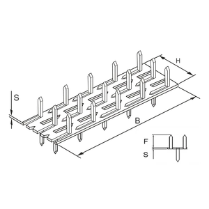 Styčníková deska s hroty 35x84x1,5 oboustranná - slide 2