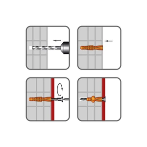 Hmoždinka uzlovací UH 8x50mm, polyethylen - slide 1
